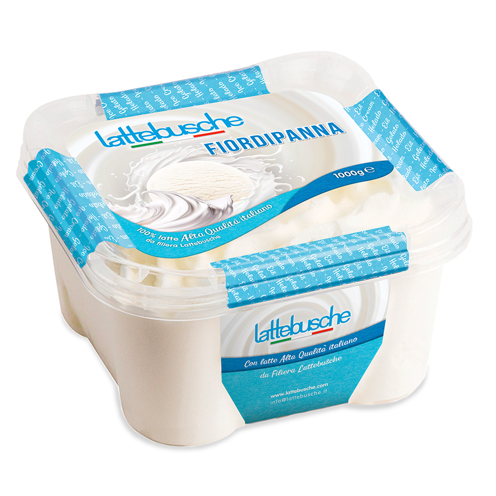 Gelato Fior di Panna 1000g Lattebusche