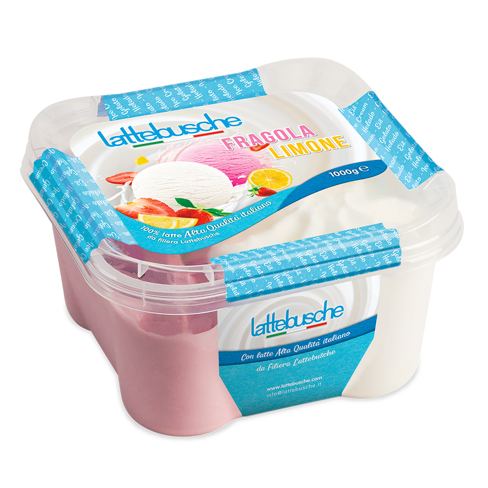 Gelato-Fragola-Limone-1000g-vasca-Lattebusche